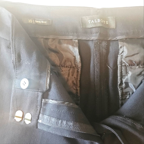 Talbots Barely Boot Trousers. Size 10. Navy - Picture 7 of 9